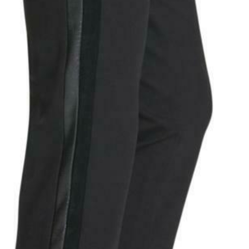 Calvin Klein Faux Leather/Velvet trim Size 10 - Picture 2 of 3